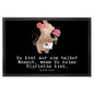  Mr. & Mrs. Panda 60 X 80 Fußmatte Floristin Mit Herz - Schwarz - Geschenk, Schmutzmatte, Motivfußmatte, Ausbildung, Beruf, Kollegin, Blumenprofi, Arbeitskollege, Kollege