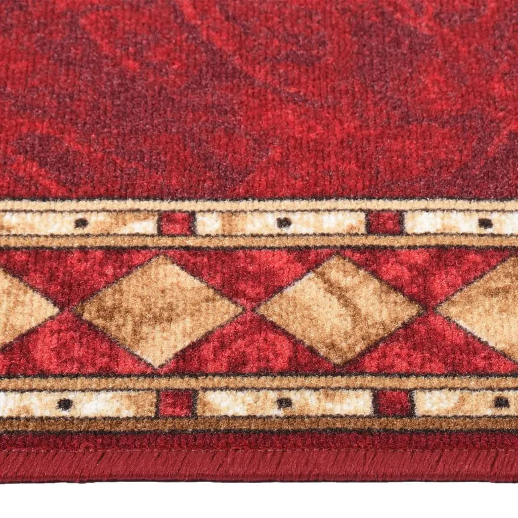  VidaXL Teppichläufer Rot 100x150 Cm Rutschfest