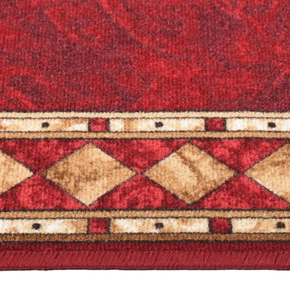  VidaXL Teppichläufer Rot 100x150 Cm Rutschfest