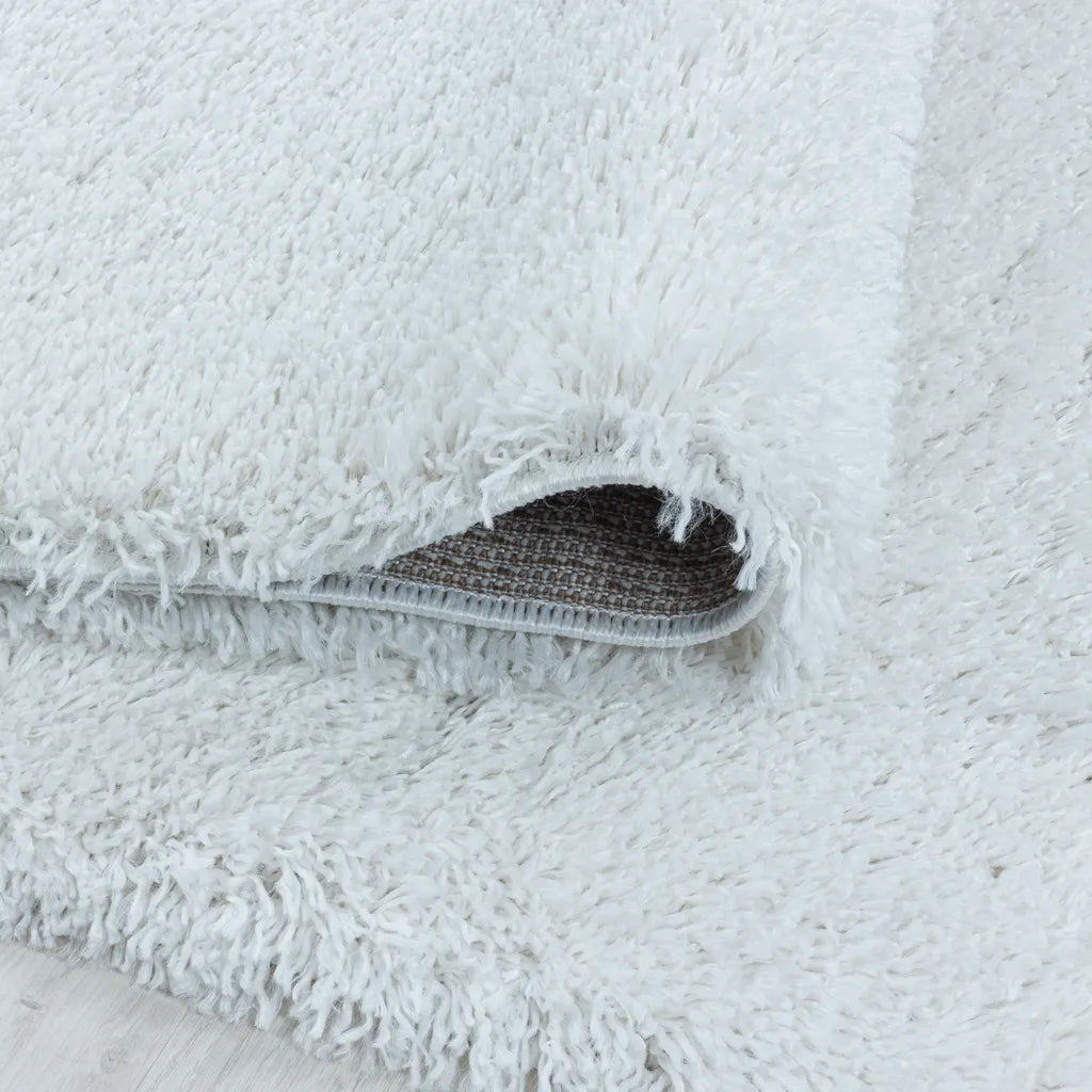  Schlafzimmerteppich,Bettumrandung,3Teilig,hochflor Shaggy,Weich,Farbe:Weiss, Farbe:WEISS, Grösse:2 X 60x110 Cm + 1 X 80x150 Cm