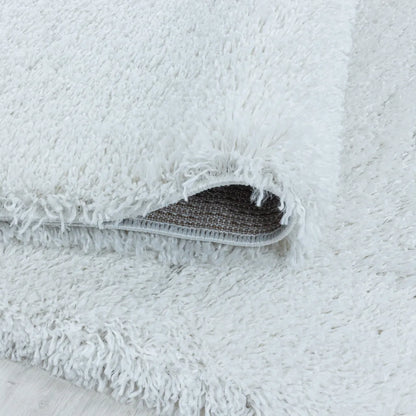 Schlafzimmerteppich,Bettumrandung,3Teilig,hochflor Shaggy,Weich,Farbe:Weiss, Farbe:WEISS, Grösse:2 X 60x110 Cm + 1 X 80x150 Cm