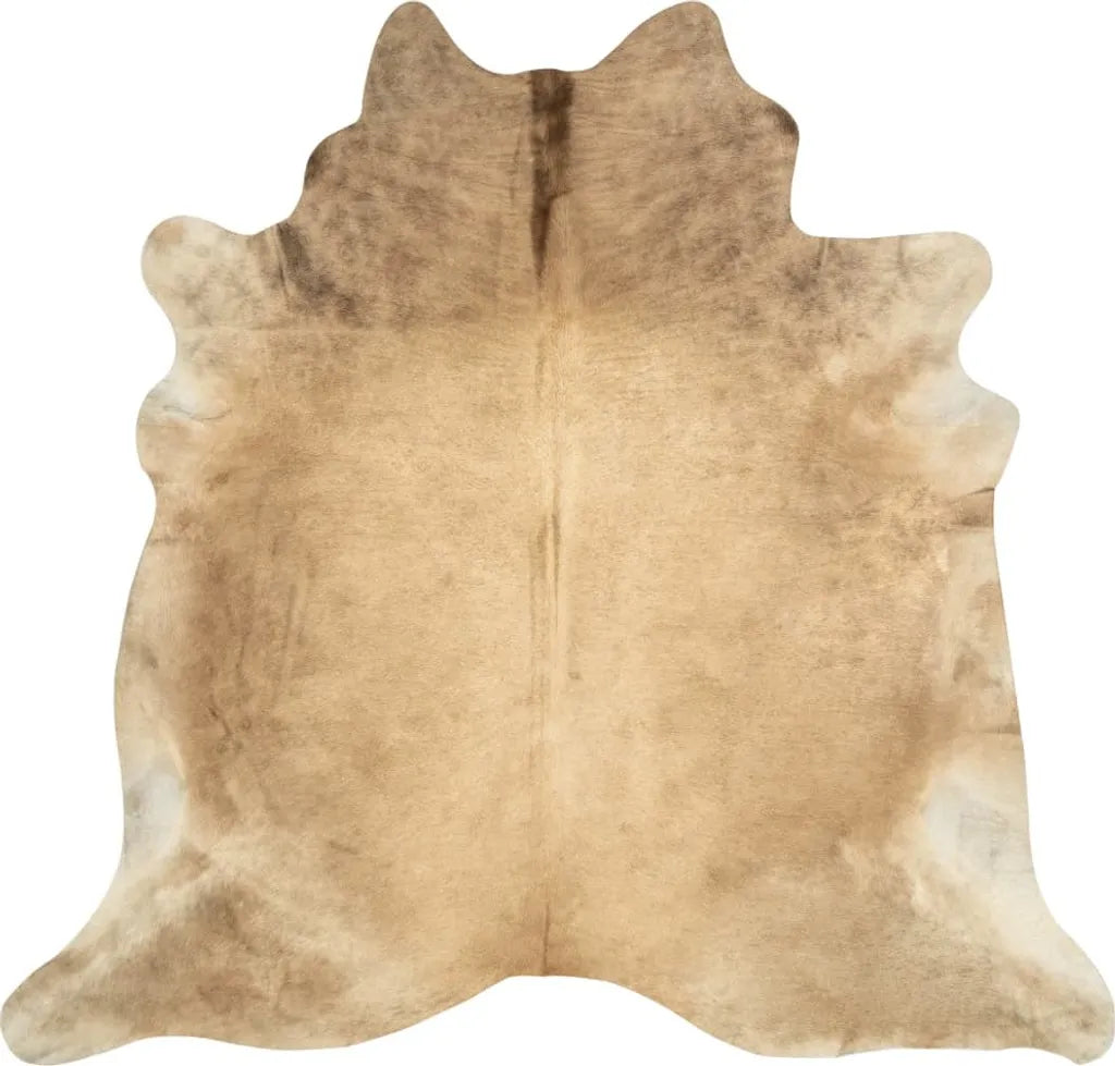  VidaXL Teppich Echtes Kuhfell 150×170 Cm Beige