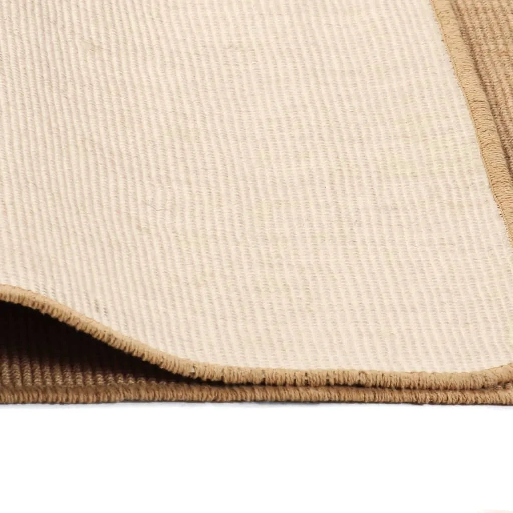  VidaXL Teppich Jute Mit Latexrücken 120 X 180 Cm Naturfarben