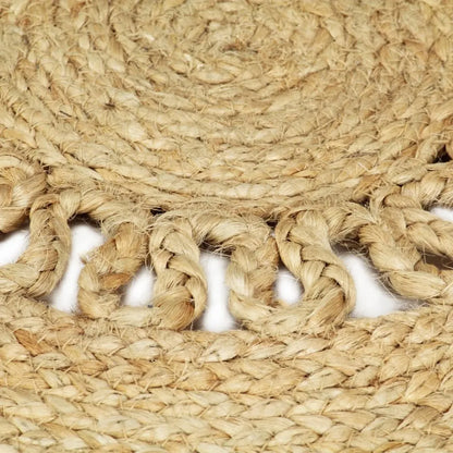  VidaXL Teppich Handgefertigt Jute Geflochten 120 Cm
