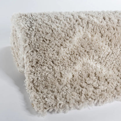  Hochflor Teppich, Ethno SHAGGY 8685, Rechteckig, Höhe 30mm 160x230cm / Cream & Beige
