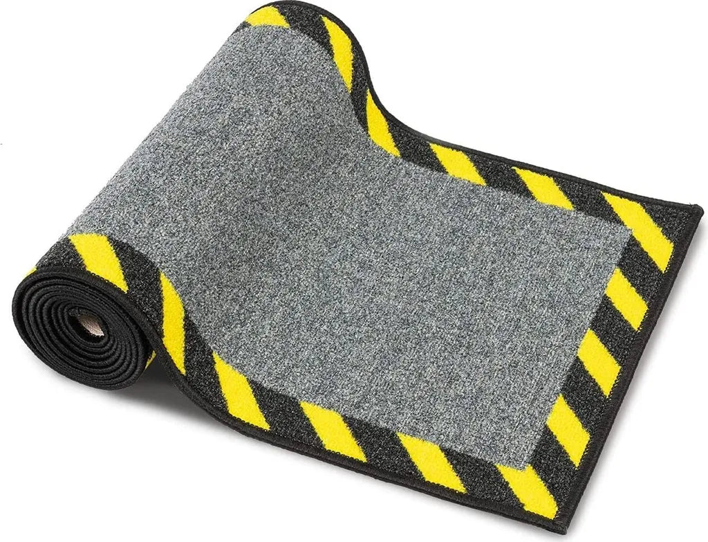  Kabelmatte Mit Warnumrandung Kabelabdeckung Stolperschutz Rutschhemmend 40 X 120 Cm