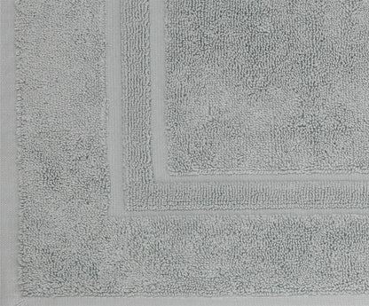  Betz Badvorleger Badematte Badteppich Duschvorlage "Füße" Größe 50x70 Cm Qualität 740g/m² 100%Baumwolle Farbe - Silber