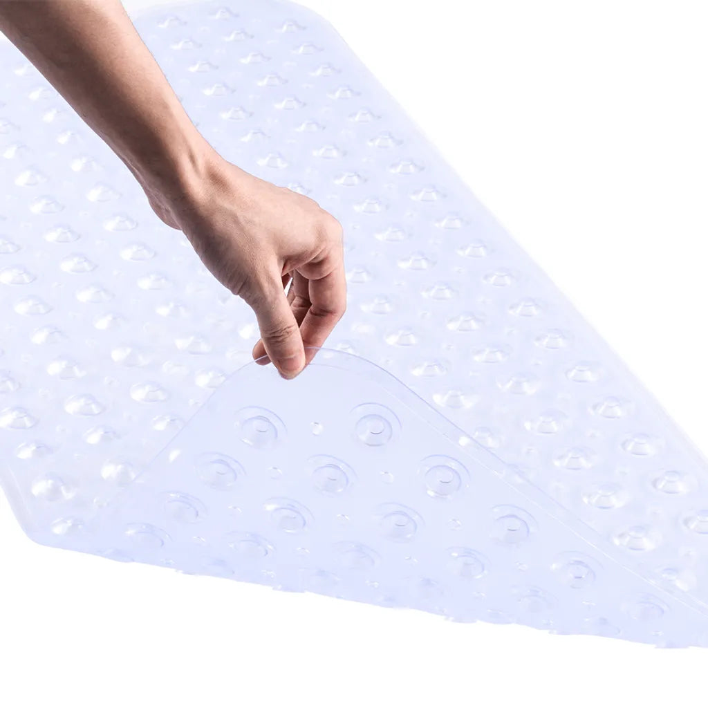  OneTwoFit Extra Lange Rutschfeste Badematte Mit 200 Saugnäpfen Duschmatte Maschinenbadematte 100x 40 Cm AB189