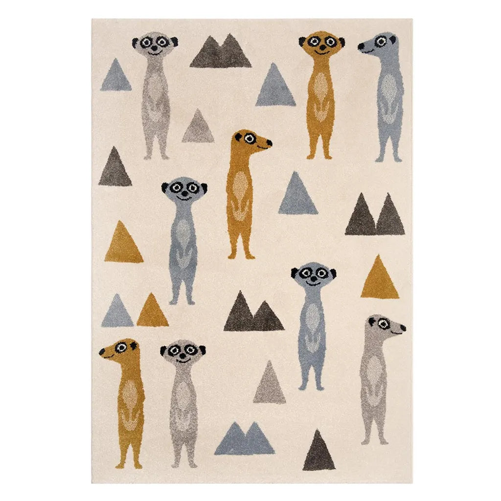  Zala Living Teppich 120 Cm X 170 Cm Happy Meerkats Creme