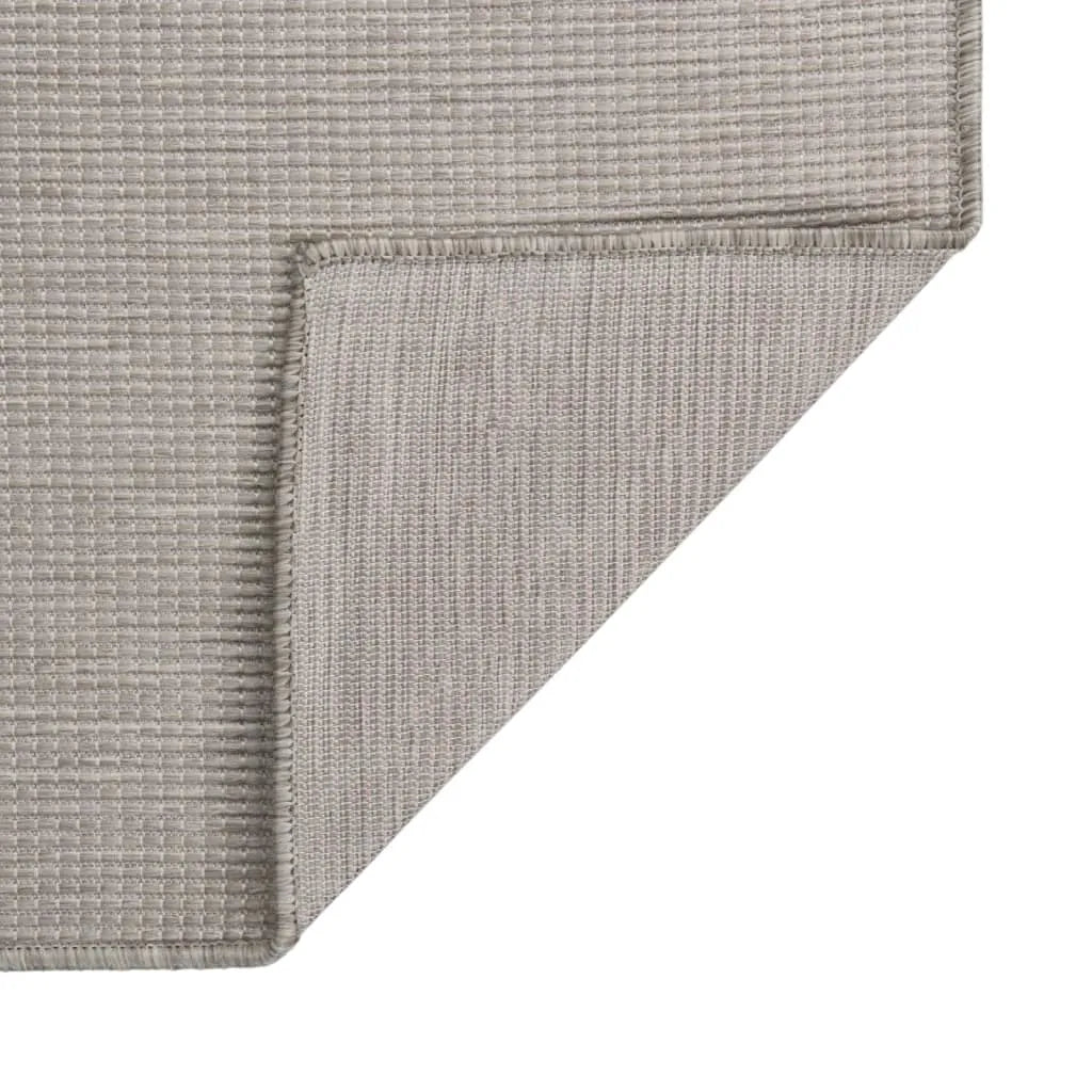  VidaXL Outdoor-Teppich Flachgewebe 100x200 Cm Taupe