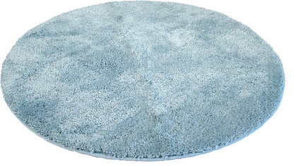  Mikrofaser-Badematte 90 Cm Rund, Hellblau 90cm