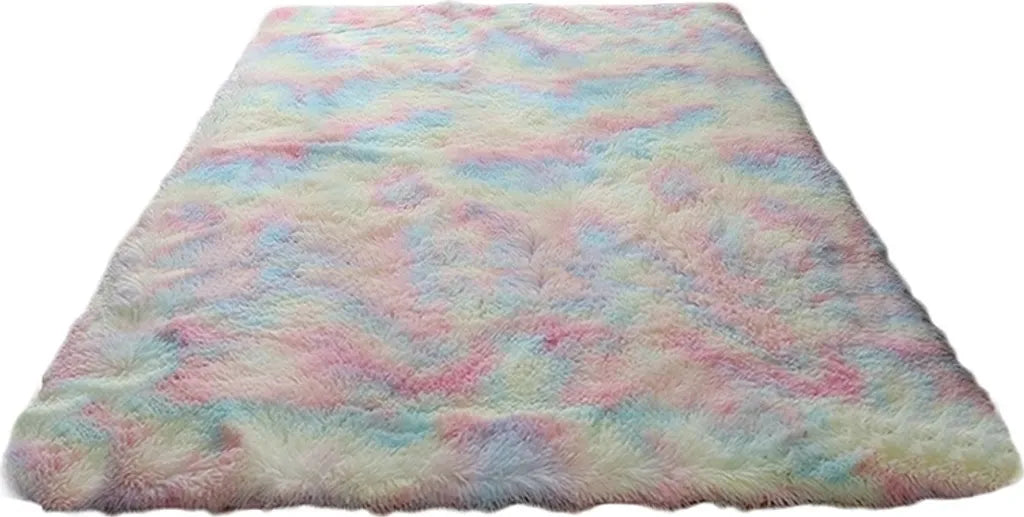  Hochflorteppiche Regenbogen Flauschige Teppiche Anti-Rutsch Shaggy Area Rug Esszimmer Teppich Bodenmatte Home Schlafzimmer 50 * 160cm