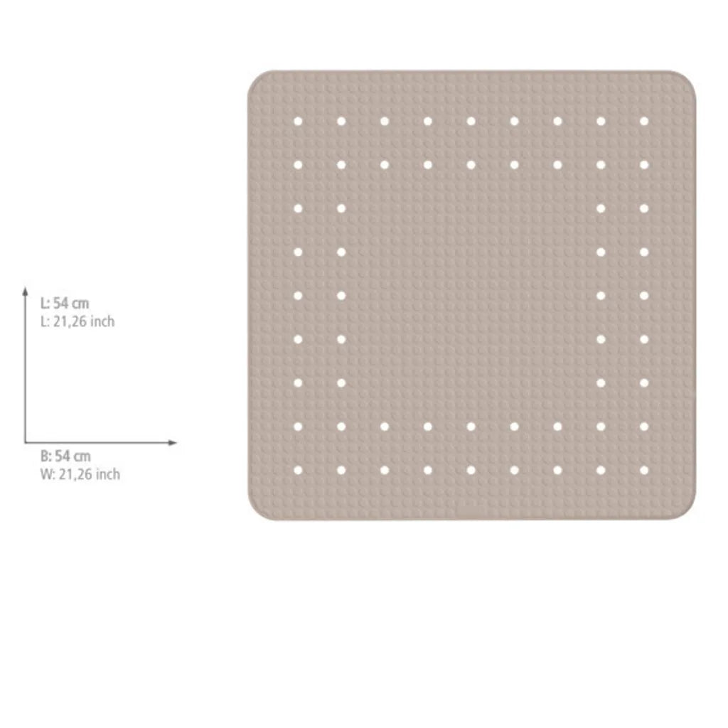 Wenko Duscheinlage Mirasol Taupe