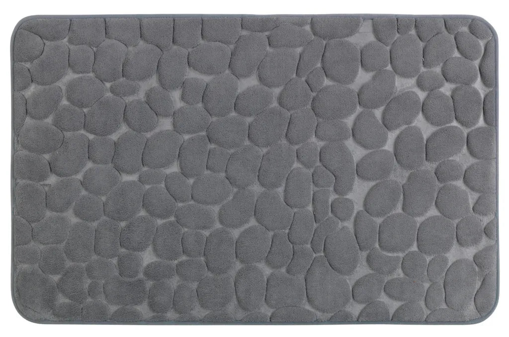 Wenko Badteppich Memory Foam Pebbles Grau