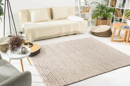  Kayoom - Woll Teppich Robbie 125 Creme Grösse: 200cm X 290cm