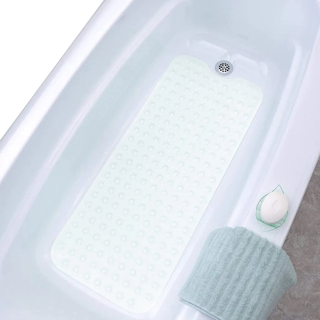  OneTwoFit Extra Lange Rutschfeste Badematte Mit 200 Saugnäpfen Duschmatte Maschinenbadematte 100x 40 Cm AB189
