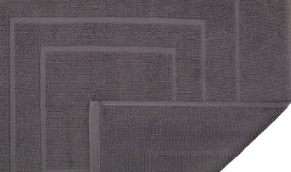  Betz 2 Stück Badvorleger PALERMO 100% Baumwolle Badematte Badteppich Duschvorlage Größe 60x60 Cm Qualität 680g/m² Farbe - Anthrazit