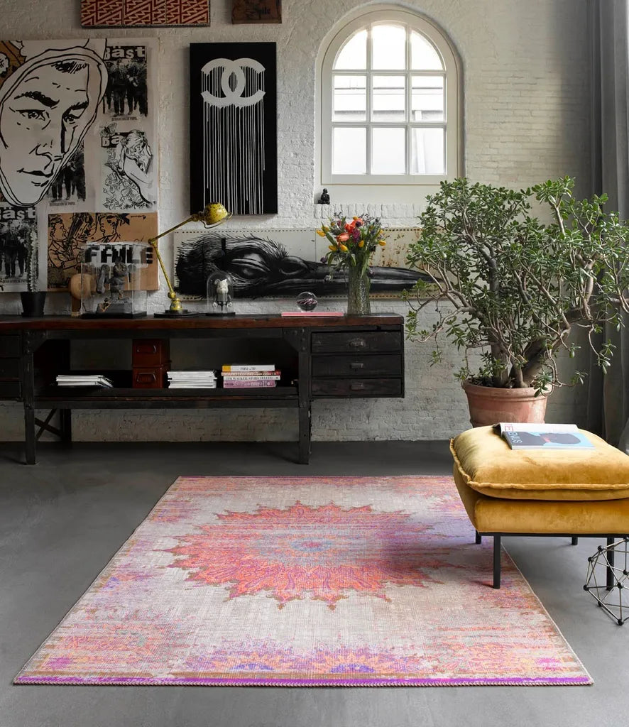  Wecon Home - Kurzflorteppich - Sunkissed - Bunt - 190x290 Cm