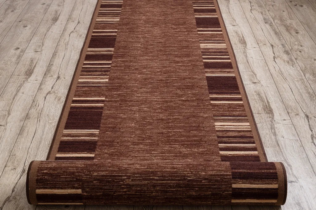  Läufer Antirutsch ADAGIO Braun 100x200 Cm Braun