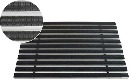  ACO 75x50x2cm Schuhabstreifer Gummimatte ALU Fußmatte Türmatte Sauberlaufmatte Eingangsmatte