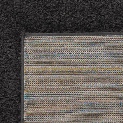  VidaXL Teppich Shaggy Hochflor Anthrazit 80x150 Cm