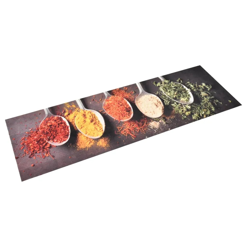  VidaXL Küchenteppich Waschbar Löffel 45x150 Cm