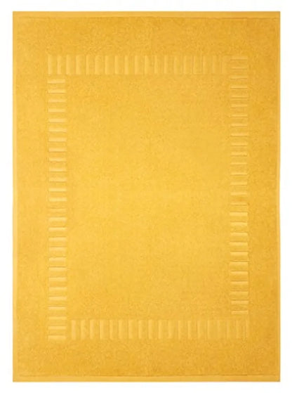  Lashuma Wannenvorleger Gelb - Mais, Waschbare Badewannenmatte, Pure 50 X 70 Cm