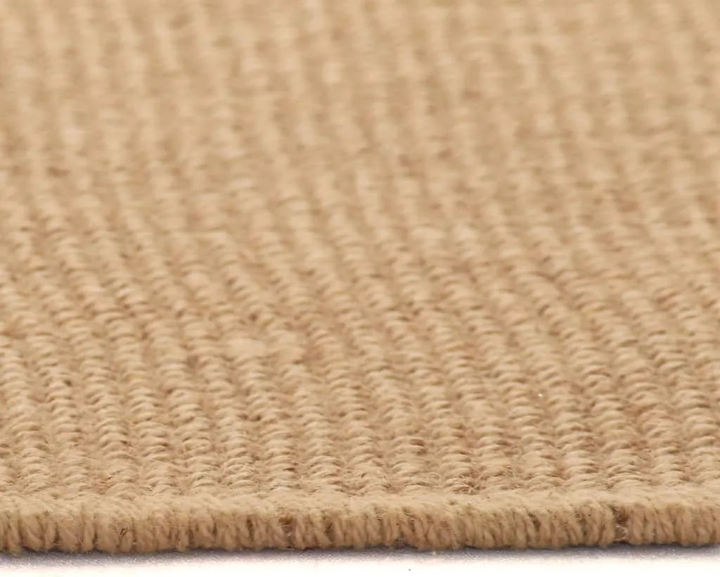  VidaXL Teppich Jute Mit Latexrücken 120 X 180 Cm Naturfarben