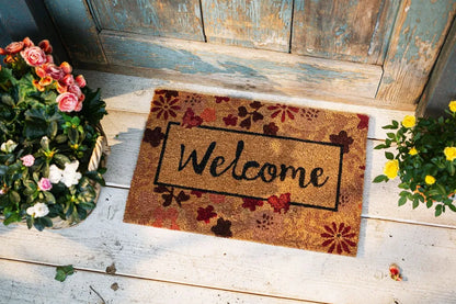  Kokosmatte 'Welcome', Dekorativer Blickfang, Kokosfasern, Teppich, Läufer