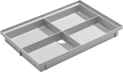 EMCO Eingangsmatte DIPLOMAT Rips Beige 60x40cm 22mm + ACO Bodenwanne Fußmatte Türmatte Abstreifer Fußabtreter