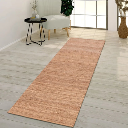  Wohnzimmer Teppich Handgearbeitet Modernes Sisal Design Mit Bordüre Größe 80x250 Cm