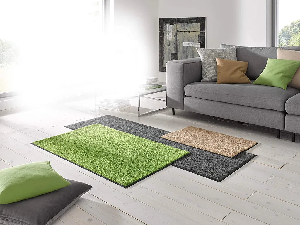  Wunschreich Home Collection Fußmatte Stufenmatte Schuhablage Mit Rand Waschbar 30x100 Braun