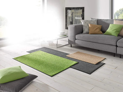 Wunschreich Home Collection Fußmatte Stufenmatte Schuhablage Mit Rand Waschbar 30x100 Braun