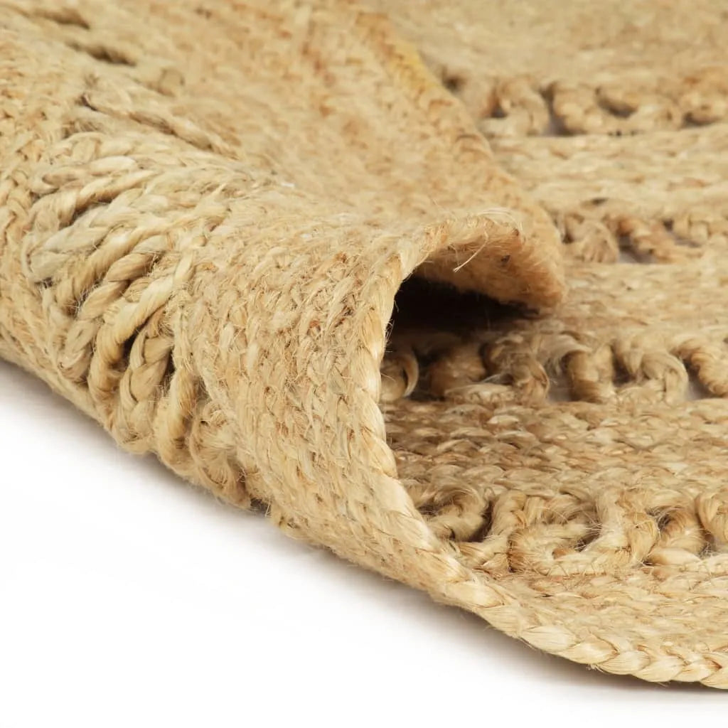  VidaXL Teppich Handgefertigt Jute Geflochten 120 Cm