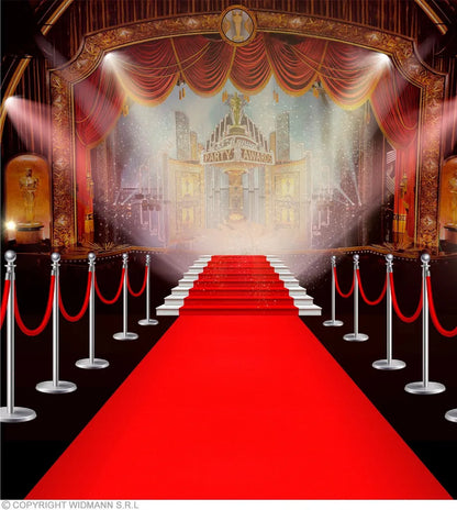 Boland Roter Teppich 450 X 60cm - Fasching - Hollywood Läufer Deko