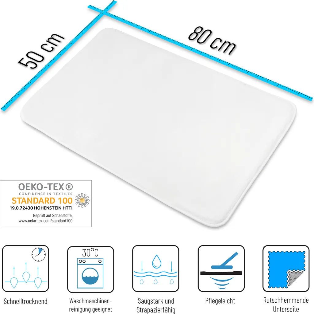  Badteppich Golden Leaves 50 X 80 Cm