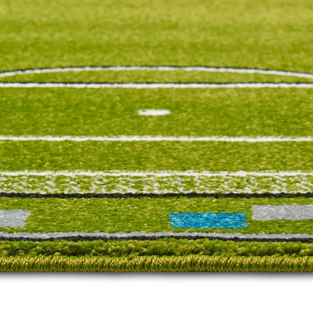  Kurzflor Kinderteppich Soccer Pitch, Größe:80x150 Cm