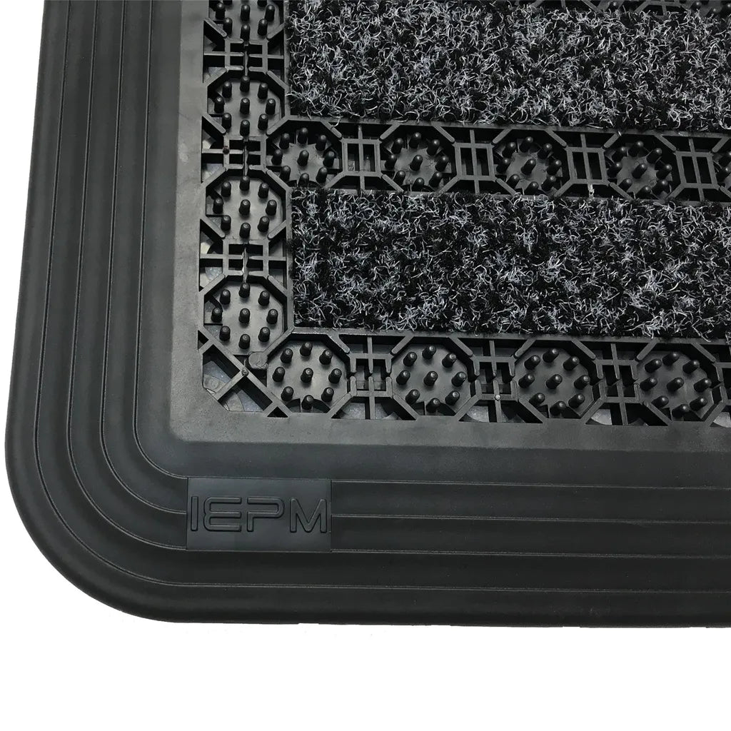  Fußmatte Außen Grau 53 X 73 Cm, Schuhabstreifer Aus Thermoplastic Elastomer (TPE), Fußabtreter Außen, Schmutzfangmatte Außenbereich, Fussmatte Aussenbereich, Türmatte Außen, Fußabstreifer Hauseingang