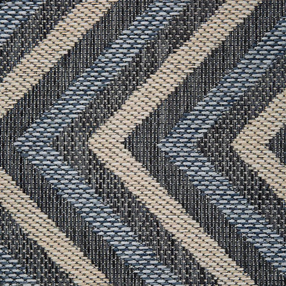  In- & Outdoor-Teppich Clyde Wetterfester Sommerteppich Moderne Designs Chevron 200x290 Cm