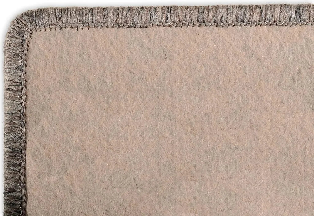  Teppich Läufer Kalkutta Sisaloptik Tiger-Eye-Design Wohnteppich Flurläufer Taupe 66x200 Cm