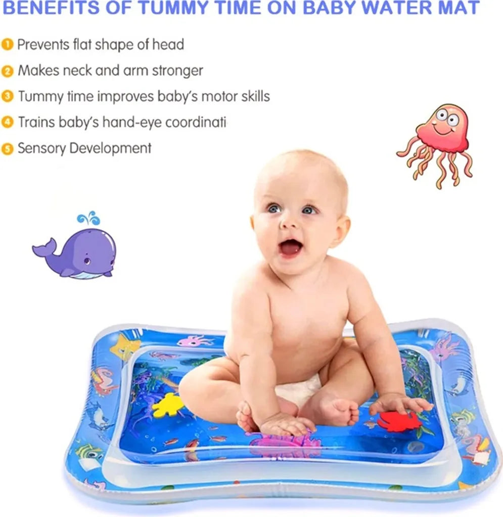 Wassermatte Baby Wasserspielmatte Baby Spielzeug 3 6 9 Monate Förderung Der Sensorische Entwicklung Ihres Babys 66 X 50cm