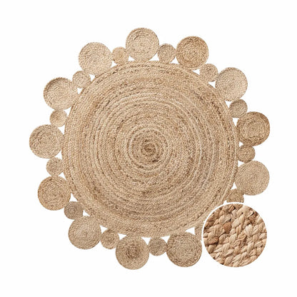  BUTLERS ALL NATURE Hanf-Teppich Ø110cm