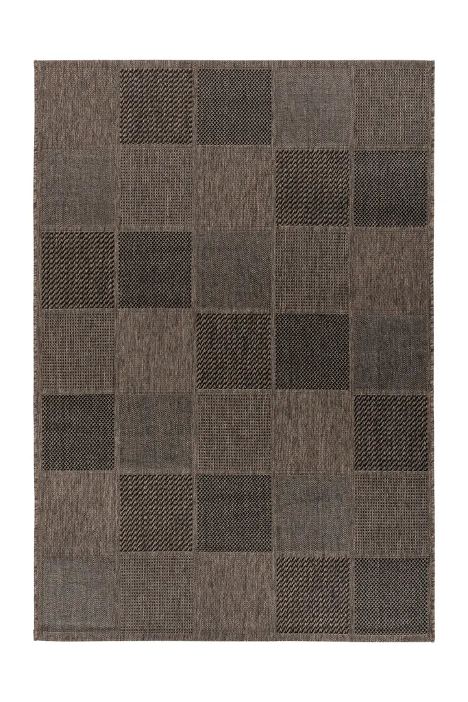  Kayoom - Kurzflor Teppich Splash 400 Grau Grösse: 160cm X 230cm