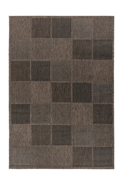  Kayoom - Kurzflor Teppich Splash 400 Grau Grösse: 160cm X 230cm