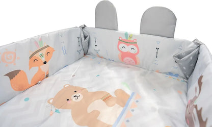 Krabbelmatte Spielmatte Krabbeldecke Kindermatte Interaktive Matte 110x100cm +30 Bälle