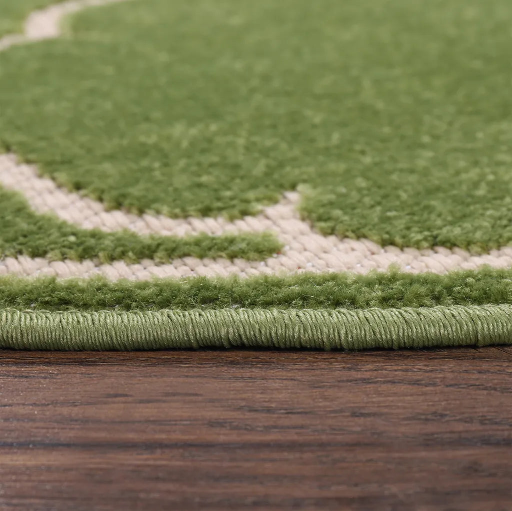  Teppich BERLIN 9005 GREEN 150x150 RUND