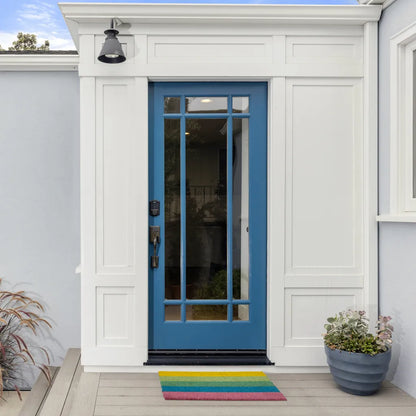  Relaxdays Fußmatte Kokos Regenbogen