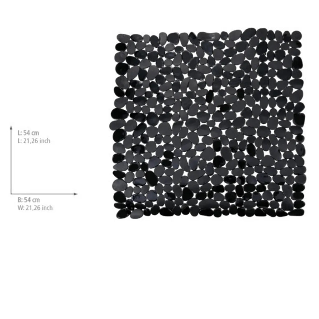 Wenko Duscheinlage Paradise Black