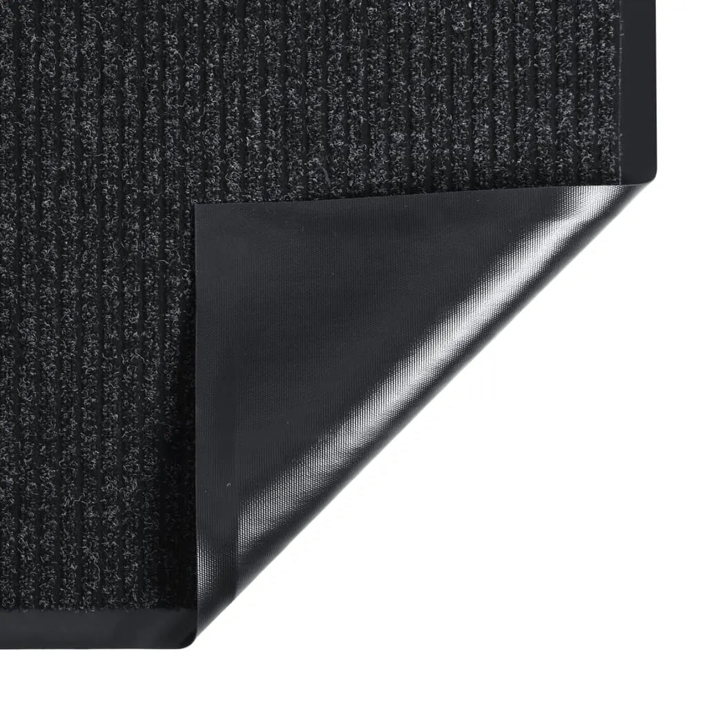  VidaXL Fußmatte Anthrazit Gestreift 60x80 Cm