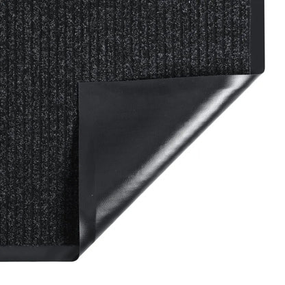  VidaXL Fußmatte Anthrazit Gestreift 60x80 Cm